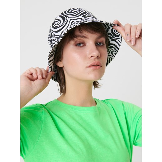 Sinsay - Kapelusz bucket hat - Czarny Sinsay Jeden rozmiar okazja Sinsay