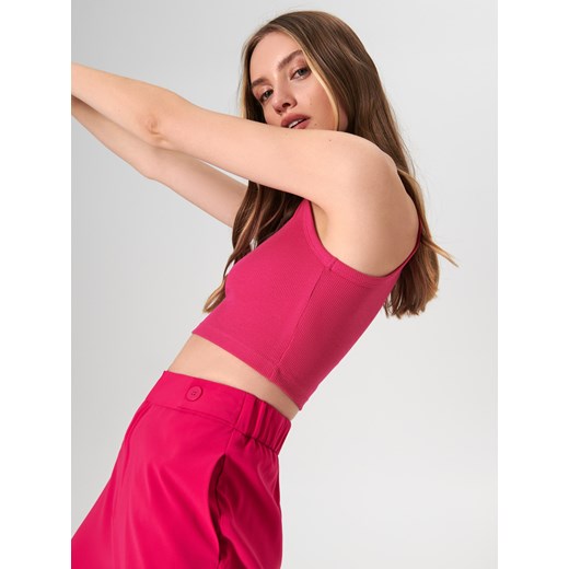 Sinsay bluzka damska bez rękawów 