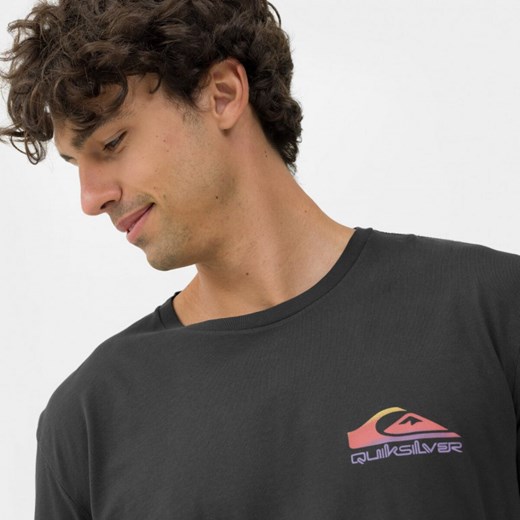 Męski t-shirt z nadrukiem Quiksilver Pastime Paradise - czarny Quiksilver XL Sportstylestory.com