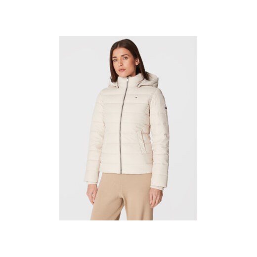Tommy Jeans Kurtka puchowa Basic DW0DW13741 Écru Regular Fit Tommy Jeans XS MODIVO