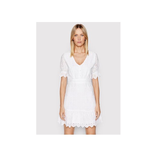 Brave Soul Sukienka letnia LDRW-569LULA Biały Regular Fit XS okazyjna cena MODIVO