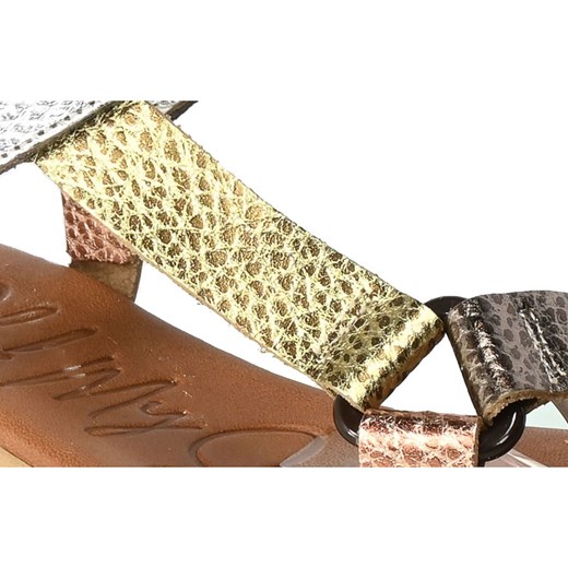 Sandały damskie Oh My Sandals na lato casual na koturnie z klamrą