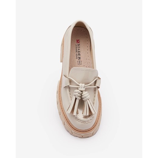 Mokasyny Royalfashion.pl beżowe płaskie 
