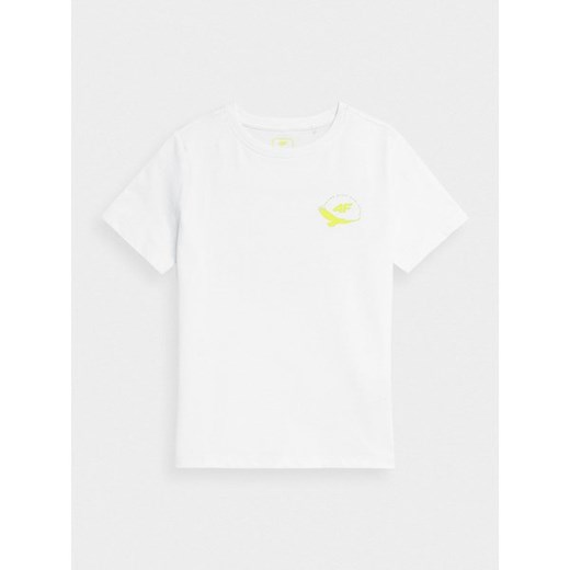 T-shirt chłopięce biały 4F 