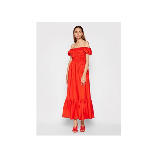 Rinascimento Sukienka letnia CFC0103666003 Czerwony Regular Fit Rinascimento M MODIVO wyprzedaż