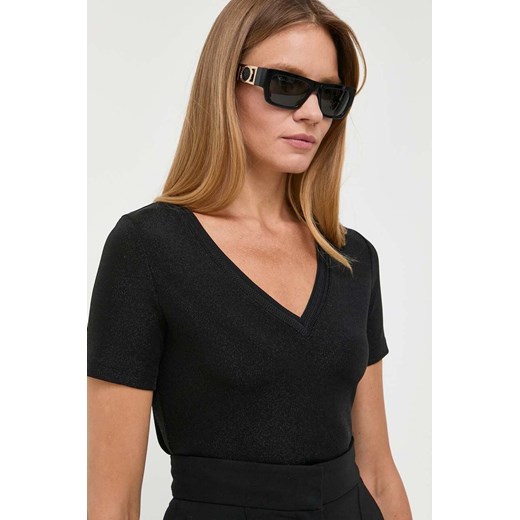 Morgan t-shirt damski kolor czarny ze sklepu ANSWEAR.com w kategorii Bluzki damskie - zdjęcie 155969065
