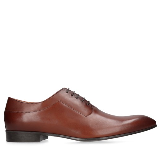 Brązowe Oxfordy Kevin, Conhpol - polska produkcja, oxfordy, CE6098-01, Konopka Shoes ze sklepu Konopka Shoes w kategorii Buty eleganckie męskie - zdjęcie 155971378