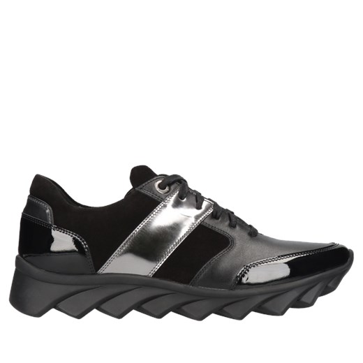 Czarne sneakersy Cilliana, Conhpol Dynamic, SD2543-01, Konopka Shoes 37 Konopka Shoes okazyjna cena
