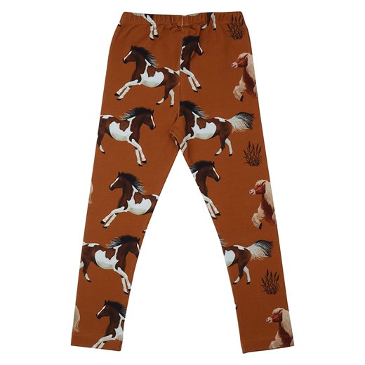 Legginsy w kolorze jasnobrązowym Walkiddy 80 promocja Limango Polska