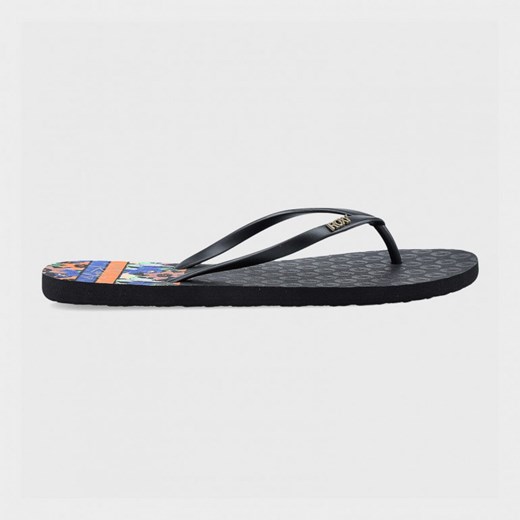Damskie japonki Roxy Viva Printed - czarne 40 Sportstylestory.com