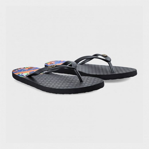 Damskie japonki Roxy Viva Printed - czarne 36 Sportstylestory.com