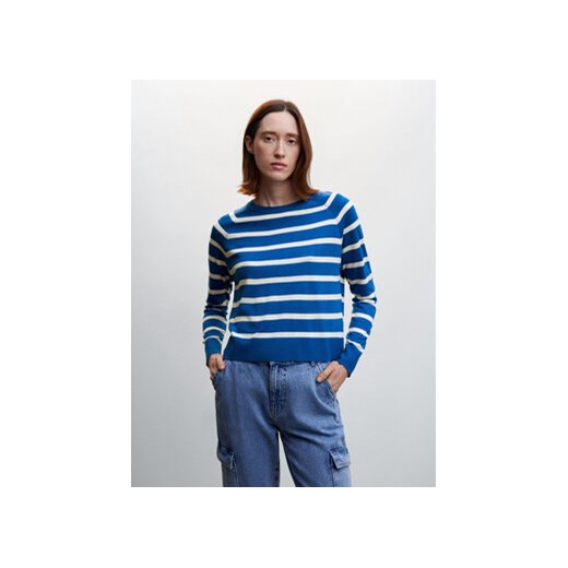 Mango Sweter Lucca 47034007 Niebieski Regular Fit Mango XS MODIVO