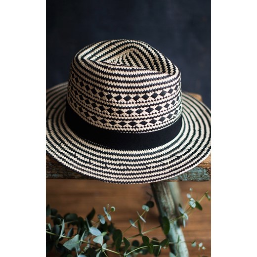 Bogota kapelusz plażowy cz21230-1, Kolor czarny-ecru, Rozmiar uniwersalny, Art of Polo ze sklepu Primodo w kategorii Kapelusze damskie - zdjęcie 156042039