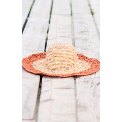 Mary-Ann kapelusz plażowy cz21156-1, Kolor beżowo-pomarańczowy, Rozmiar uniwersalny, Art of Polo ze sklepu Primodo w kategorii Kapelusze damskie - zdjęcie 156042166