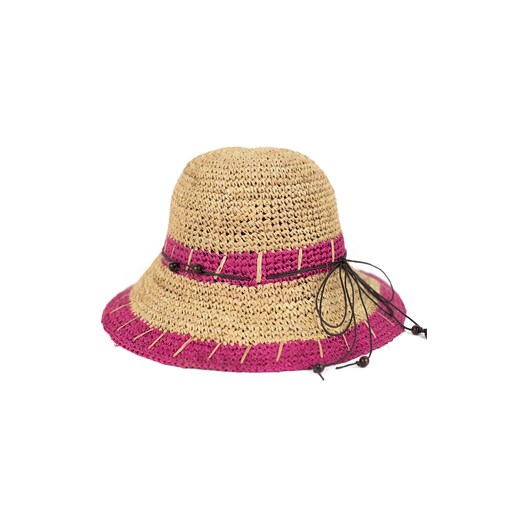Piknikowy kapelusz plażowy cz21148-4, Kolor fuksja, Rozmiar uniwersalny, Art of Polo ze sklepu Primodo w kategorii Kapelusze damskie - zdjęcie 156042205
