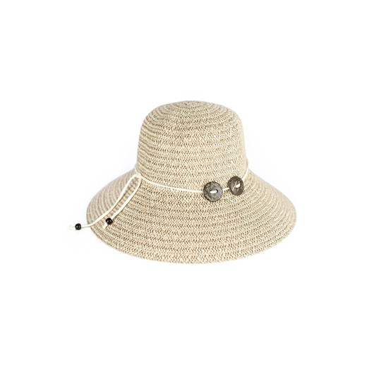 Summer morning kapelusz plażowy cz20152-1, Kolor beżowy-ecru, Rozmiar uniwersalny, Art of Polo ze sklepu Primodo w kategorii Kapelusze damskie - zdjęcie 156042247