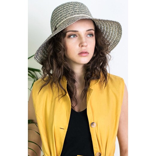 Summer morning kapelusz plażowy cz20152-2, Kolor ecru-granat, Rozmiar uniwersalny, Art of Polo ze sklepu Primodo w kategorii Kapelusze damskie - zdjęcie 156042248