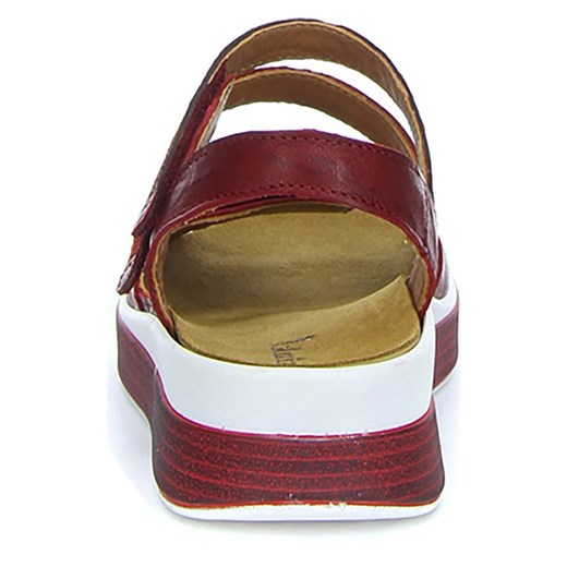 Skórzane sandały "Meggie" w kolorze bordowym Think! 39 wyprzedaż Limango Polska