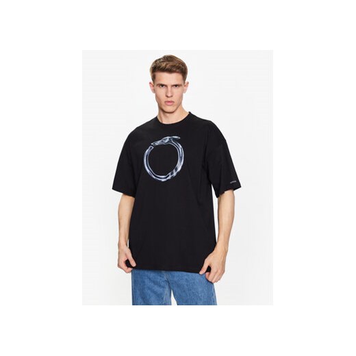 Trussardi T-Shirt 52T00718 Czarny Regular Fit Trussardi L MODIVO