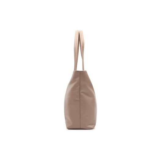 Shopper bag beżowa Jenny Fairy na ramię elegancka matowa 