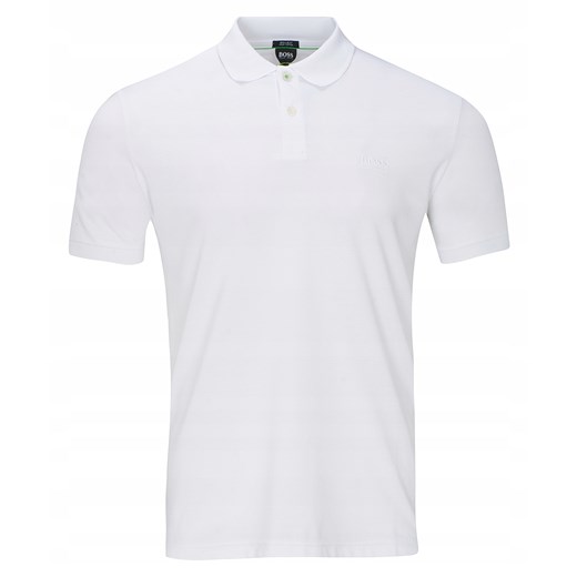 Koszulka Polo męskie Hugo Boss Regular Fit White Hugo Boss M DRESSU okazyjna cena
