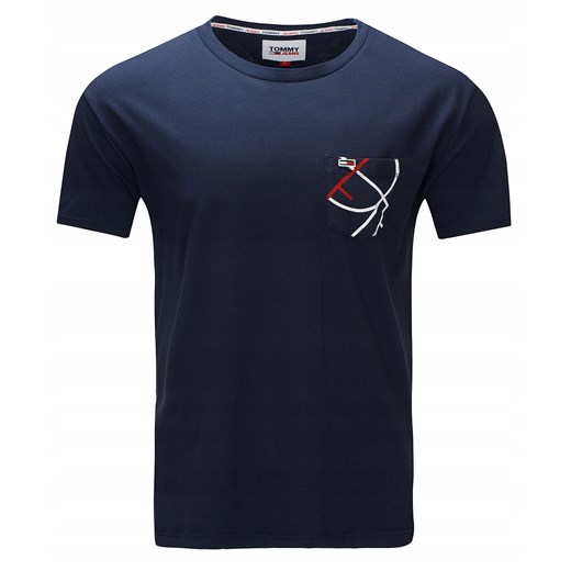 Koszulka TOMMY JEANS T-Shirt Pocket DM0DM09921 Tommy Jeans M wyprzedaż DRESSU