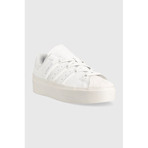 adidas Originals sneakersy skórzane Superstar Bonega kolor biały 39 1/3 ANSWEAR.com