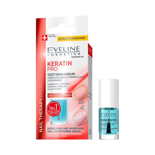 Odżywka do paznokci pro keratin one size Eveline Cosmetics