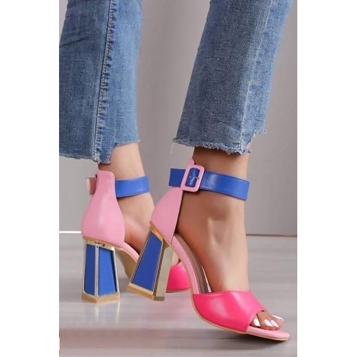 Sandały damskie BERSIA PINK 40 wyprzedaż Ivet Shop
