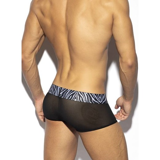 BOKSERKI MĘSKIE ES COLLECTION - UN538 ZEBRA C-THROUGH TRUNK Es Collection M meskiegacie.pl