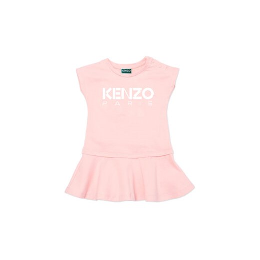 Kenzo Kids Sukienka dzianinowa K12306 M Różowy Regular Fit Kenzo Kids 4Y MODIVO