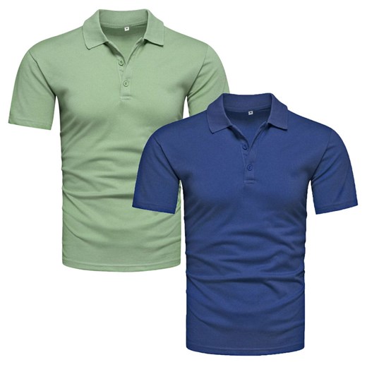 Zestaw 2-pak męskich koszulek polo Recea ze sklepu Recea.pl w kategorii T-shirty męskie - zdjęcie 156153279