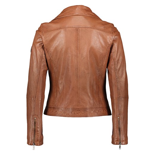 Skórzana kurtka w kolorze janobrązowym His 44 okazja Limango Polska