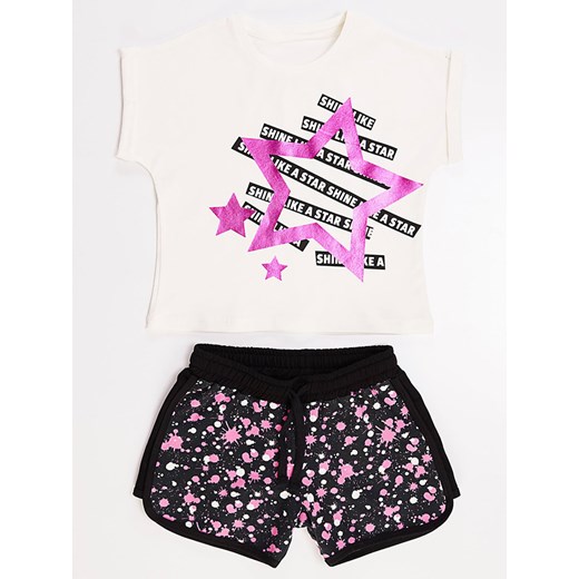 2-częściowy zestaw "Splash" w kolorze biało-czarnym ze wzorem Denokids 140 promocyjna cena Limango Polska