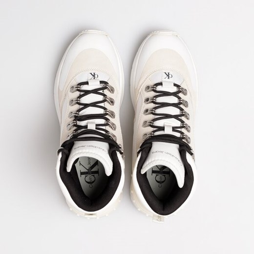 Buty sportowe damskie Calvin Klein na platformie sznurowane 