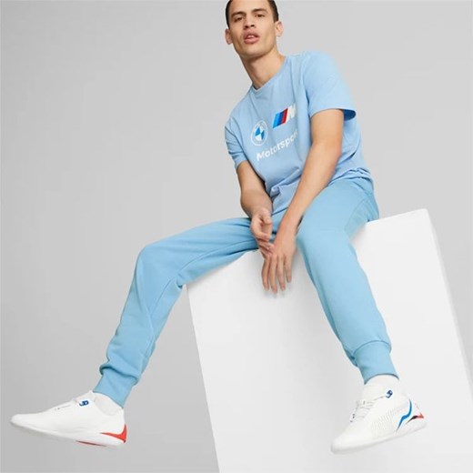 T-shirt męski Puma z napisami z krótkimi rękawami