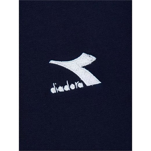 Bluza damska Diadora casualowa z napisem krótka z bawełny 