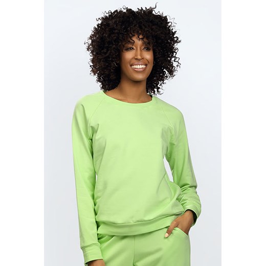 Bluza nierozpinana Dkaren Wenezja zielony jasny ze sklepu kontri.pl w kategorii Bluzy damskie - zdjęcie 156194598
