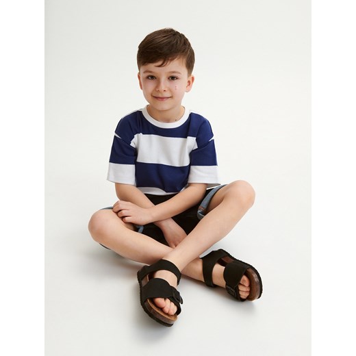 Reserved - Sandały z klamrami - Czarny Reserved 38 Reserved