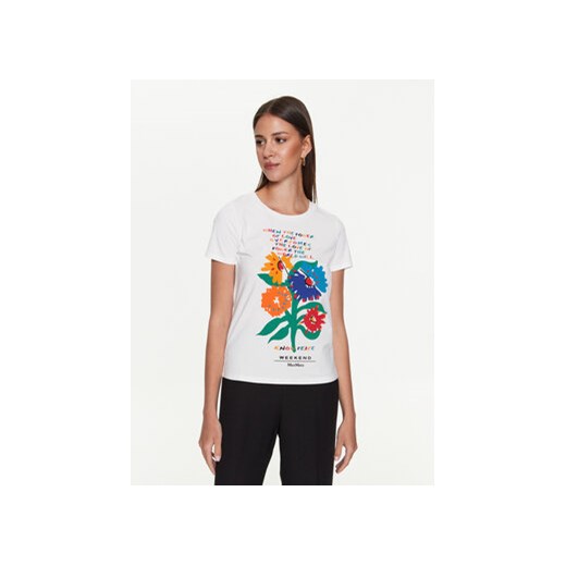Weekend Max Mara T-Shirt Chopin 2359710431600 Biały Regular Fit S MODIVO
