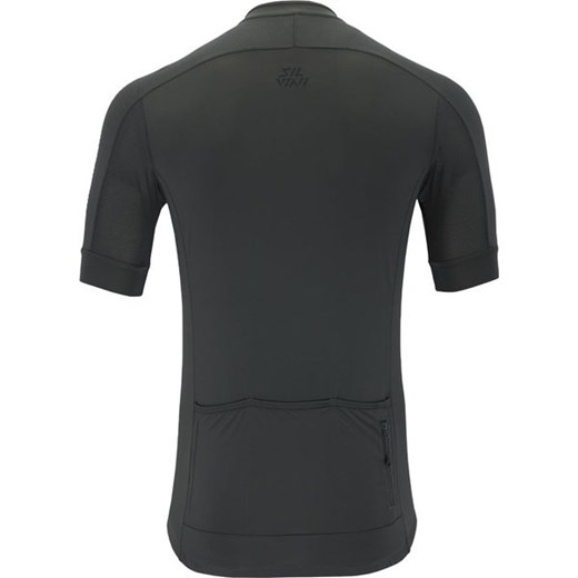 T-shirt męski czarny Silvini w sportowym stylu z krótkim rękawem 