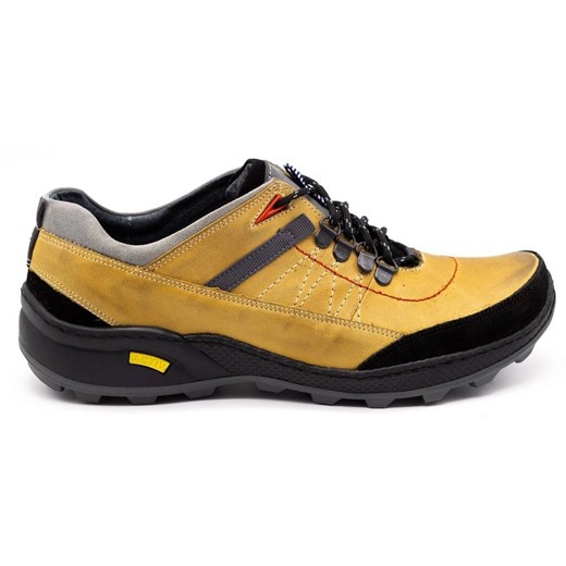 Olivier Męskie buty trekkingowe 274GT zółte żółte ze sklepu ButyModne.pl w kategorii Buty trekkingowe męskie - zdjęcie 156210438