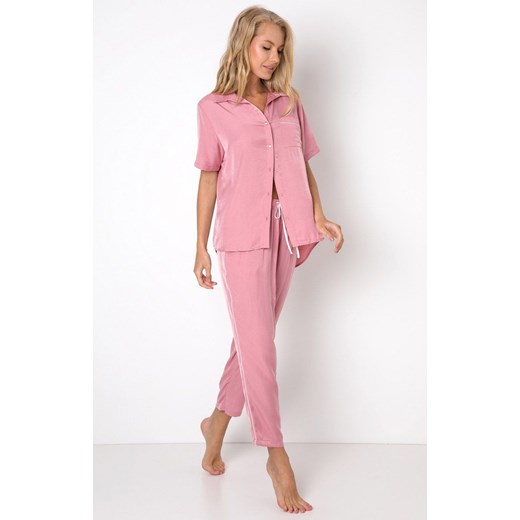 Aruelle różowa piżama damska Ruby Long, Kolor jasny róż, Rozmiar XS, Aruelle ze sklepu Intymna w kategorii Piżamy damskie - zdjęcie 156227715