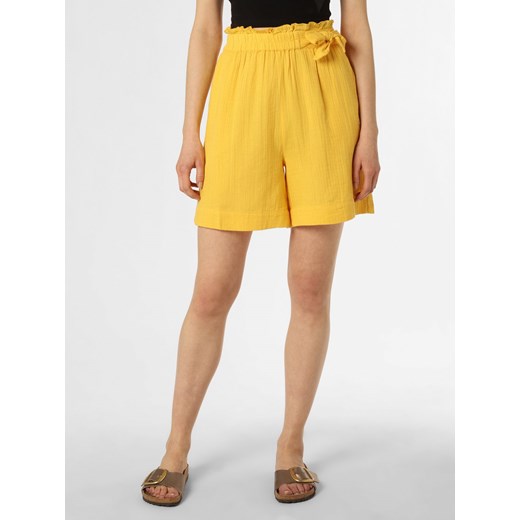 Vila Spodenki Kobiety Bawełna żółty jednolity ze sklepu vangraaf w kategorii Szorty - zdjęcie 156235919