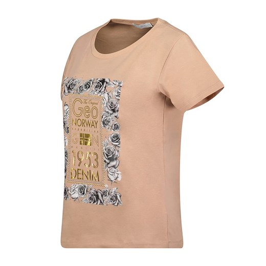 Geographical Norway Koszulka &quot;Jaffectione&quot; w kolorze beżowym Geographical Norway S Limango Polska