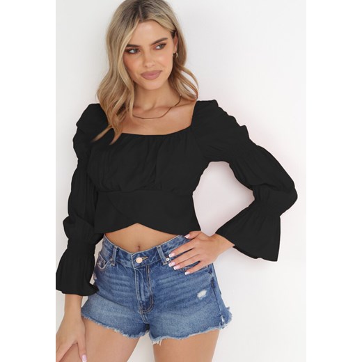 Bluzka damska Born2be z długim rękawem casual