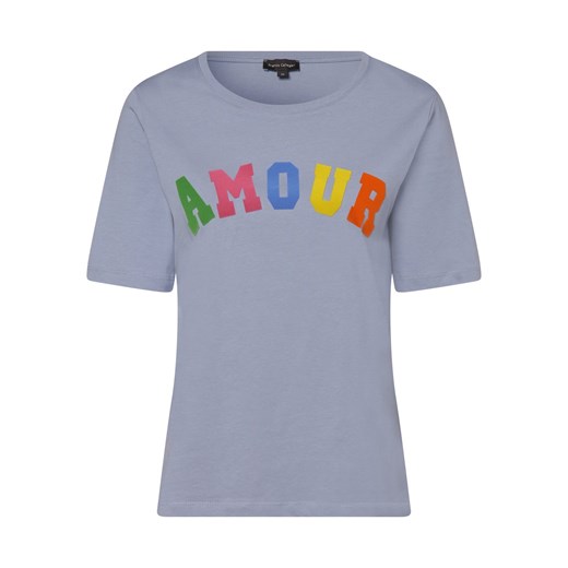 Franco Callegari T-shirt damski Kobiety Bawełna jasnoniebieski nadruk Franco Callegari 38 promocyjna cena vangraaf
