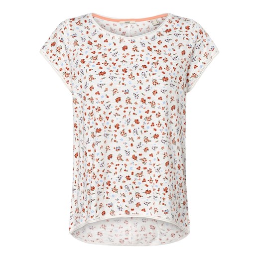 Esprit Casual T-shirt damski Kobiety Bawełna écru nadruk XS okazyjna cena vangraaf
