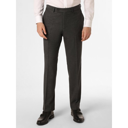 Daniel Hechter Męskie spodnie od garnituru modułowego Mężczyźni Regular Fit Sztuczne włókno antracytowy marmurkowy ze sklepu vangraaf w kategorii Spodnie męskie - zdjęcie 156259236