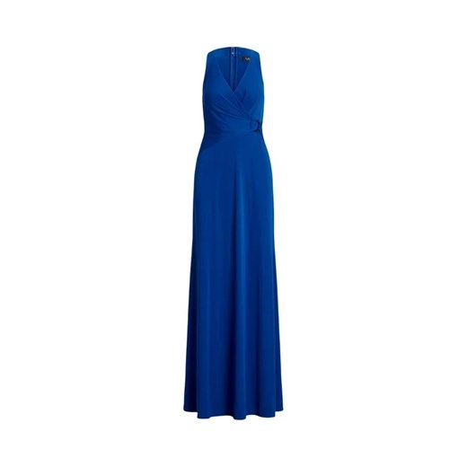 Sukienka Ralph Lauren na ramiączkach niebieska wieczorowa 